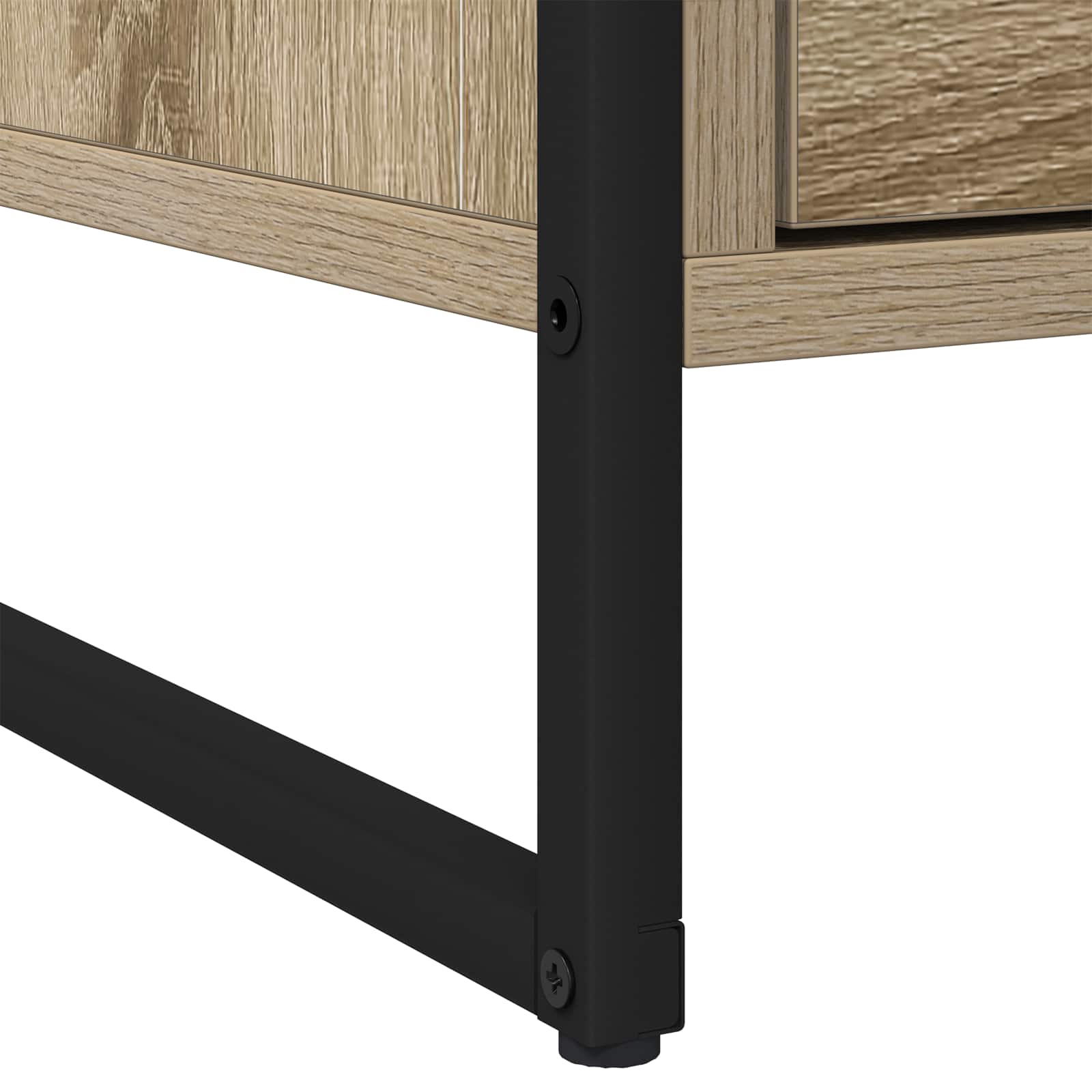 vidaXL Stolik nocny Sonoma 50 x 39,5 x 50 cm Materiał drewnopochodny