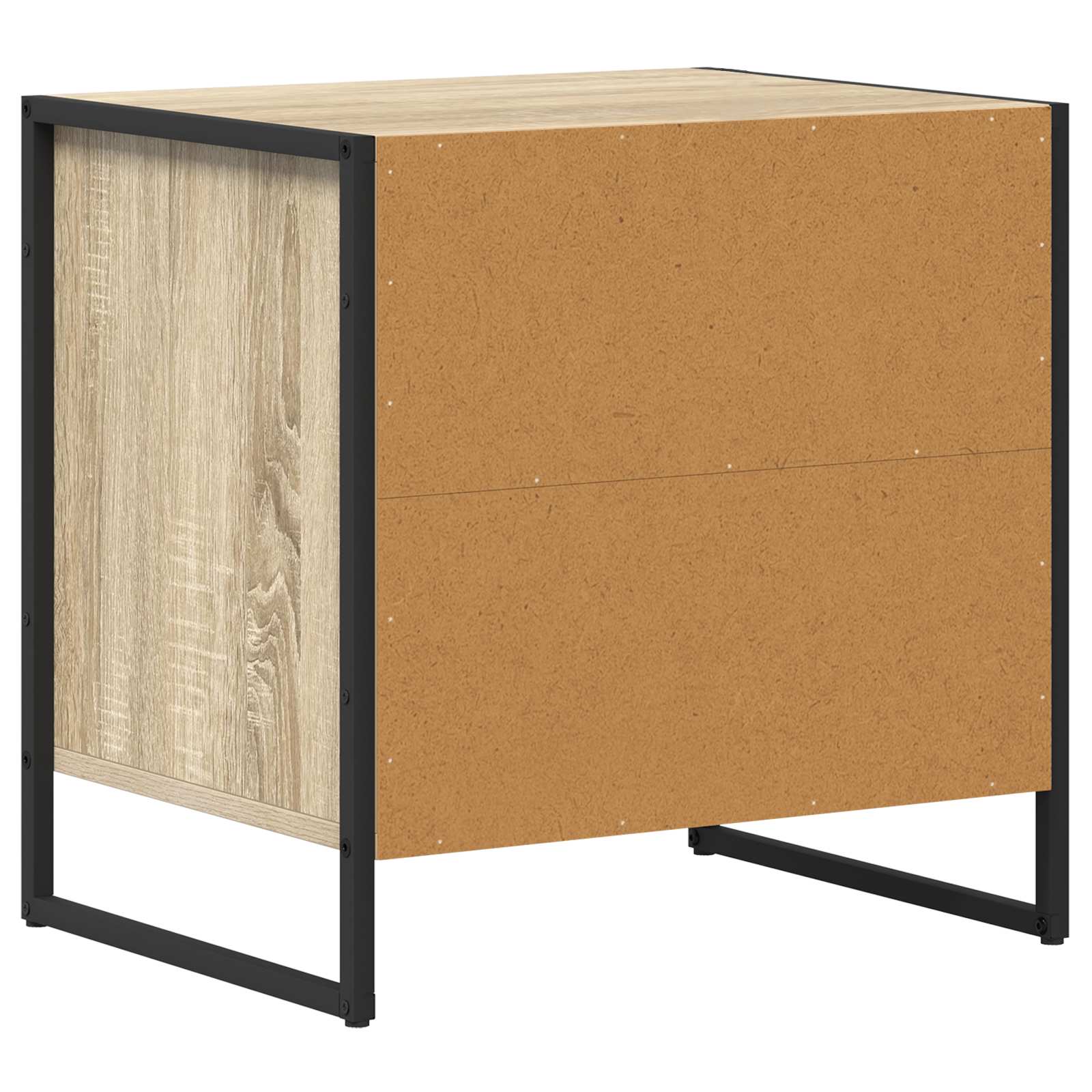 vidaXL Stolik nocny z szufladą 2 pcs Sonoma 50 x 39,5 x 50 cm