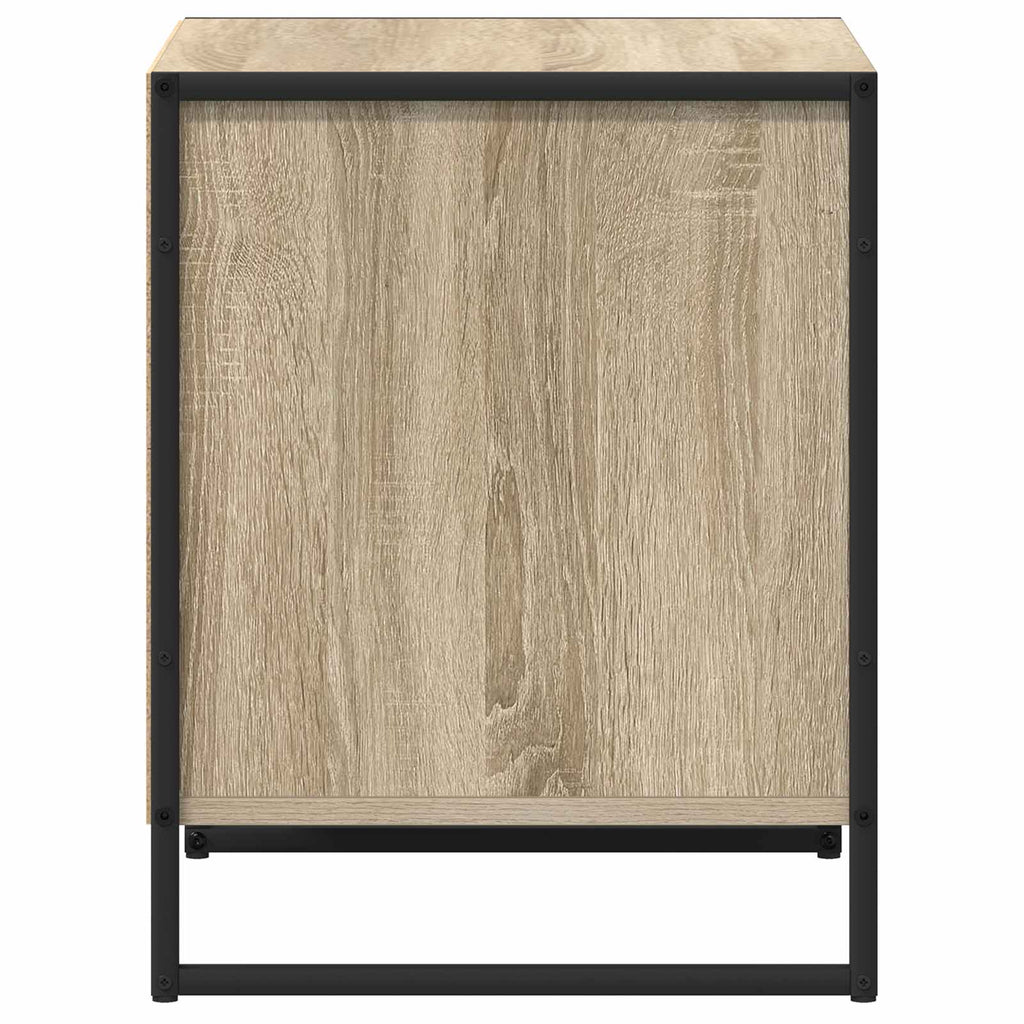 vidaXL Stolik nocny z szufladą 2 pcs Sonoma 50 x 39,5 x 50 cm