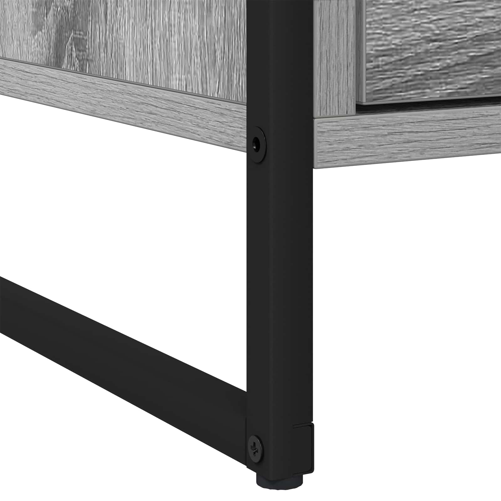 vidaXL Stolik nocny z szufladą 2 pcs Szary Sonoma 50 x 39,5 x 50 cm