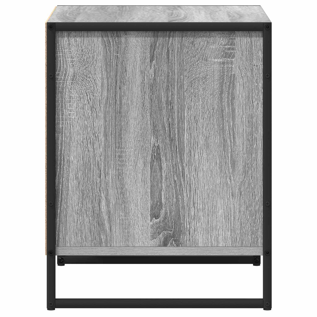 vidaXL Stolik nocny z szufladą 2 pcs Szary Sonoma 50 x 39,5 x 50 cm