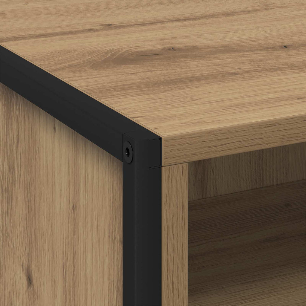 vidaXL Stolik nocny 2 pcs Dąb rzemieślniczy 50 x 39,5 x 50 cm