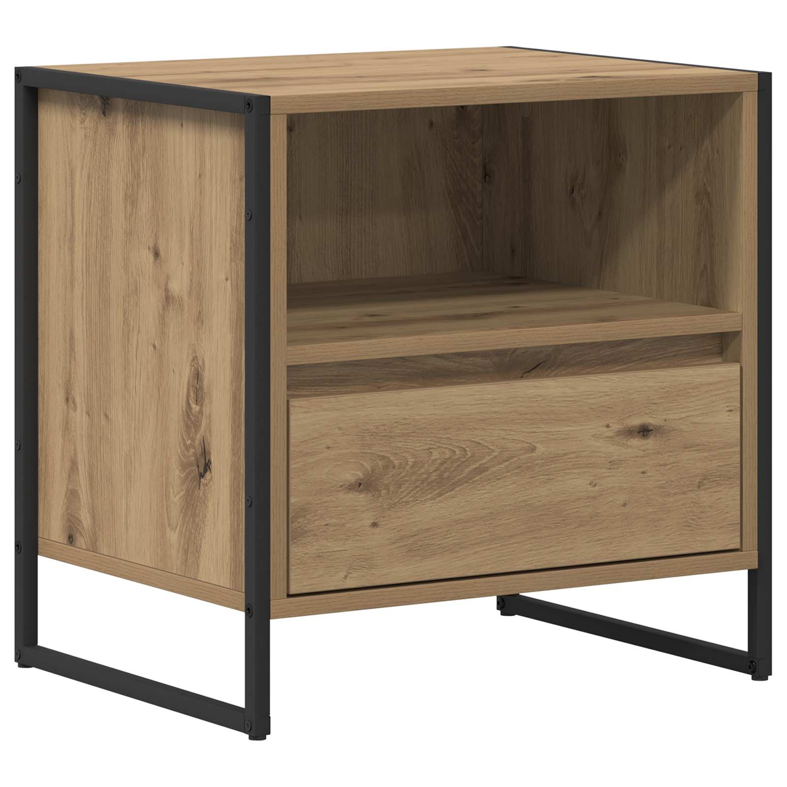 vidaXL Stolik nocny 2 pcs Dąb rzemieślniczy 50 x 39,5 x 50 cm