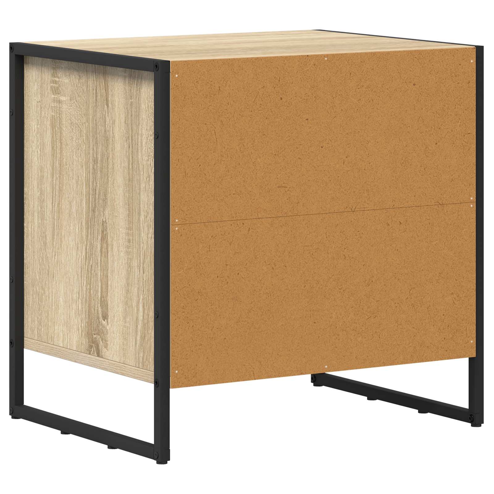 vidaXL Stolik nocny Sonoma 50 x 39.5 x 50 cm Materiał drewnopochodny