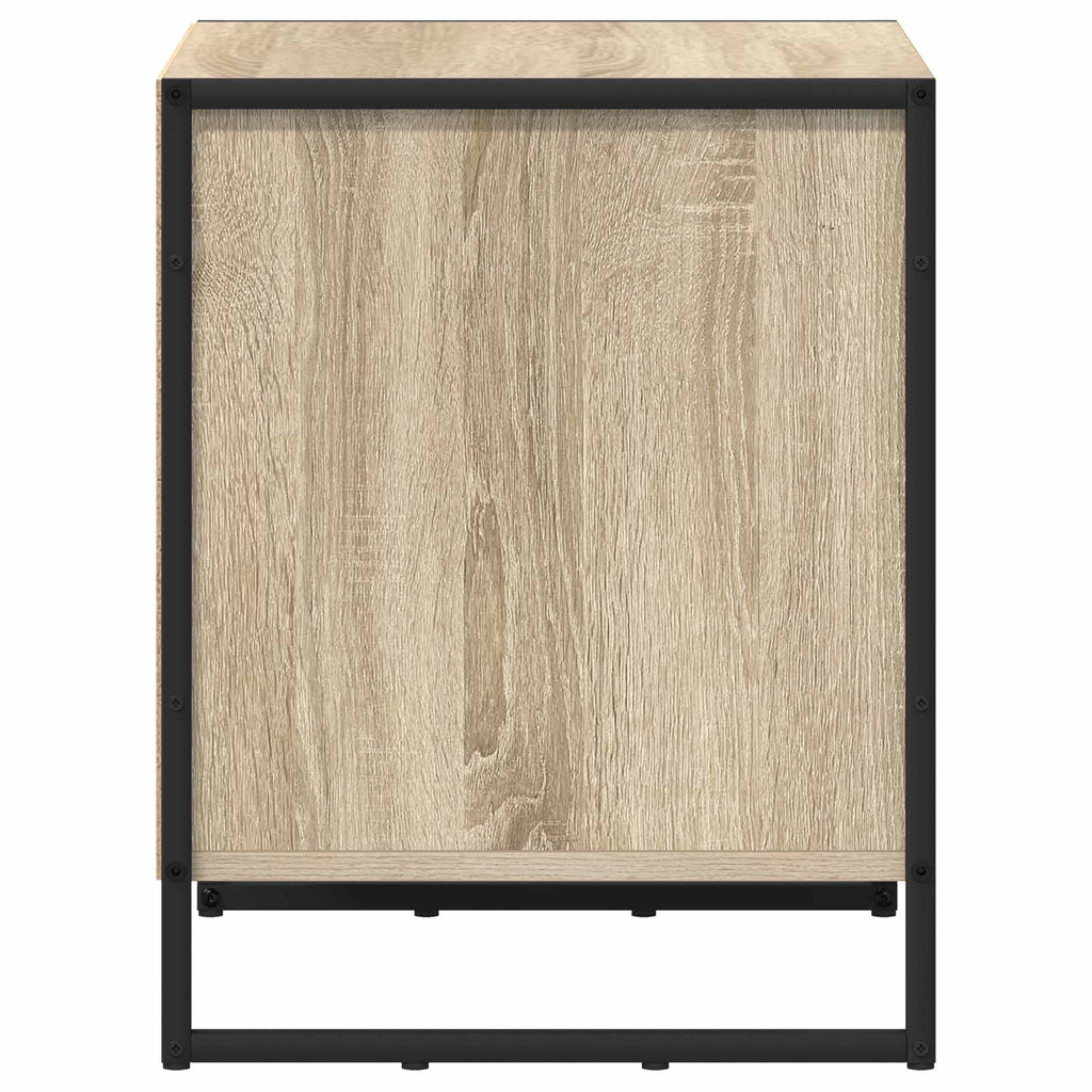 vidaXL Stolik nocny Sonoma 50 x 39.5 x 50 cm Materiał drewnopochodny