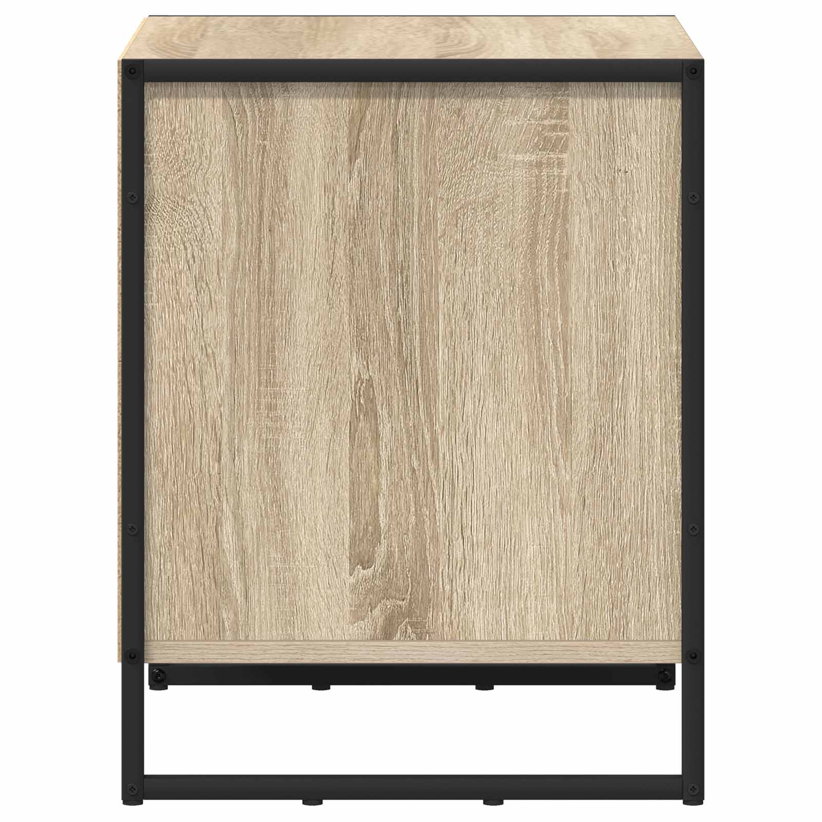 vidaXL Stolik nocny Sonoma 50 x 39.5 x 50 cm Materiał drewnopochodny