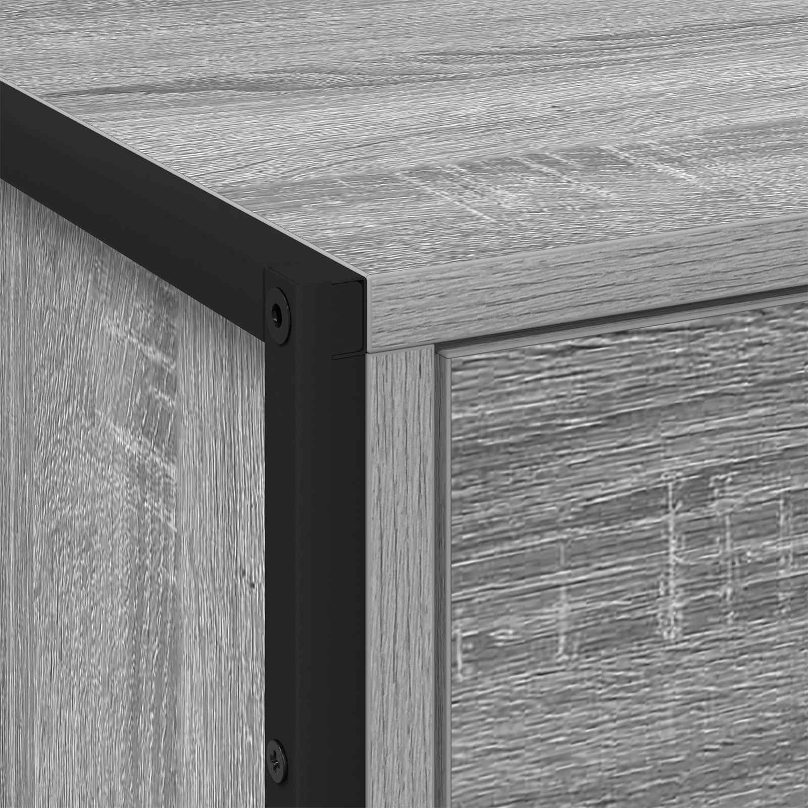 vidaXL Stolik nocny z szufladą 2 pcs Szary Sonoma 50 x 39.5 x 50 cm