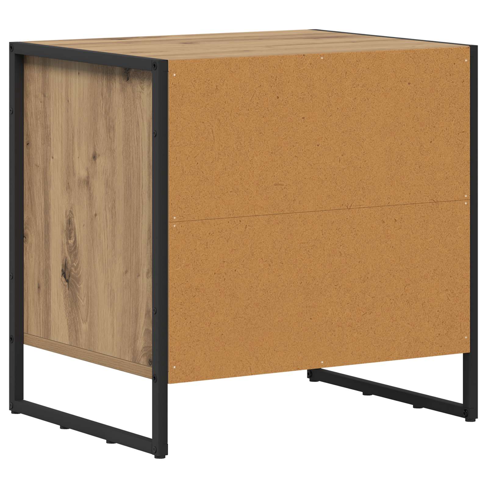 vidaXL Stolik nocny 2 pcs Dąb rzemieślniczy 50 x 39.5 x 50 cm