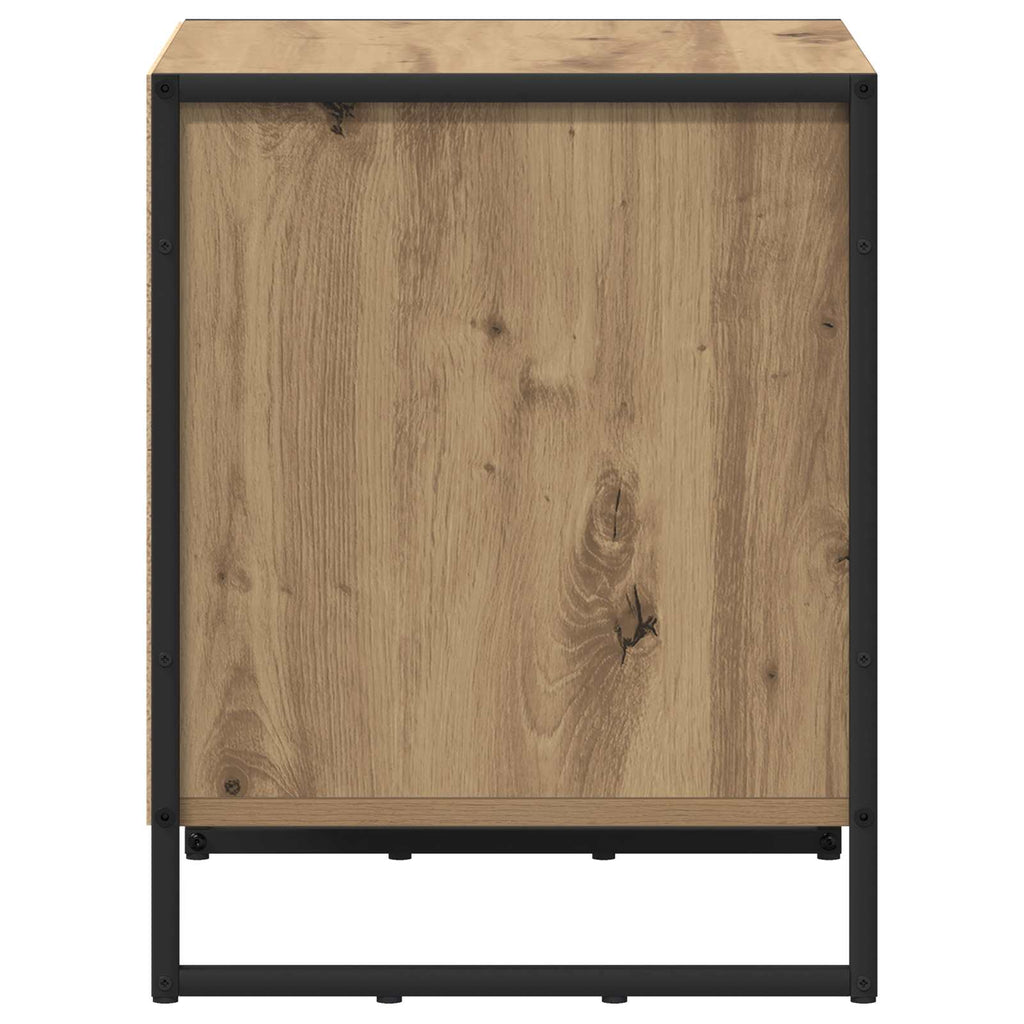 vidaXL Stolik nocny 2 pcs Dąb rzemieślniczy 50 x 39.5 x 50 cm