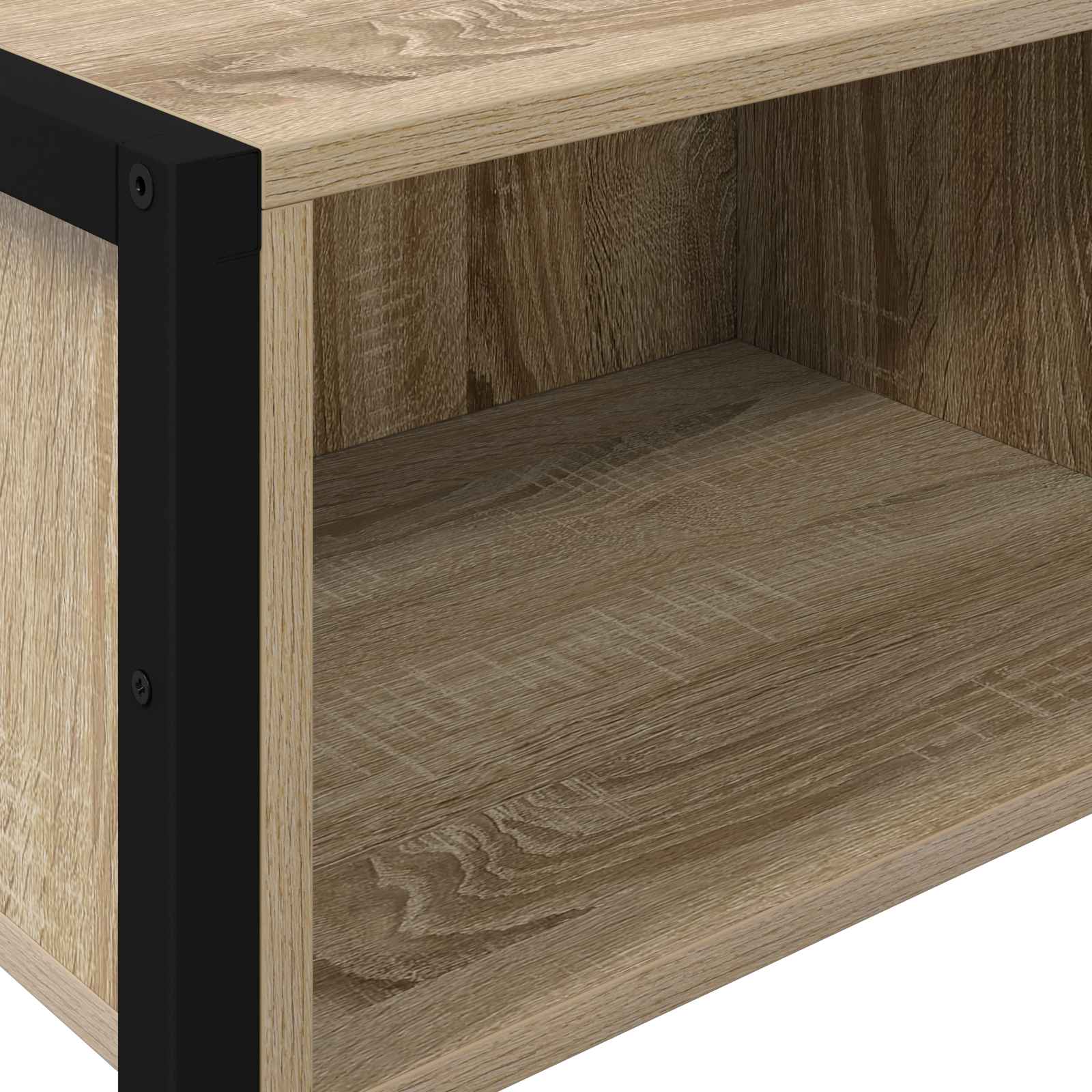 vidaXL Stolik końcowy Sonoma 100 x 36 x 75 cm Materiał drewnopochodny