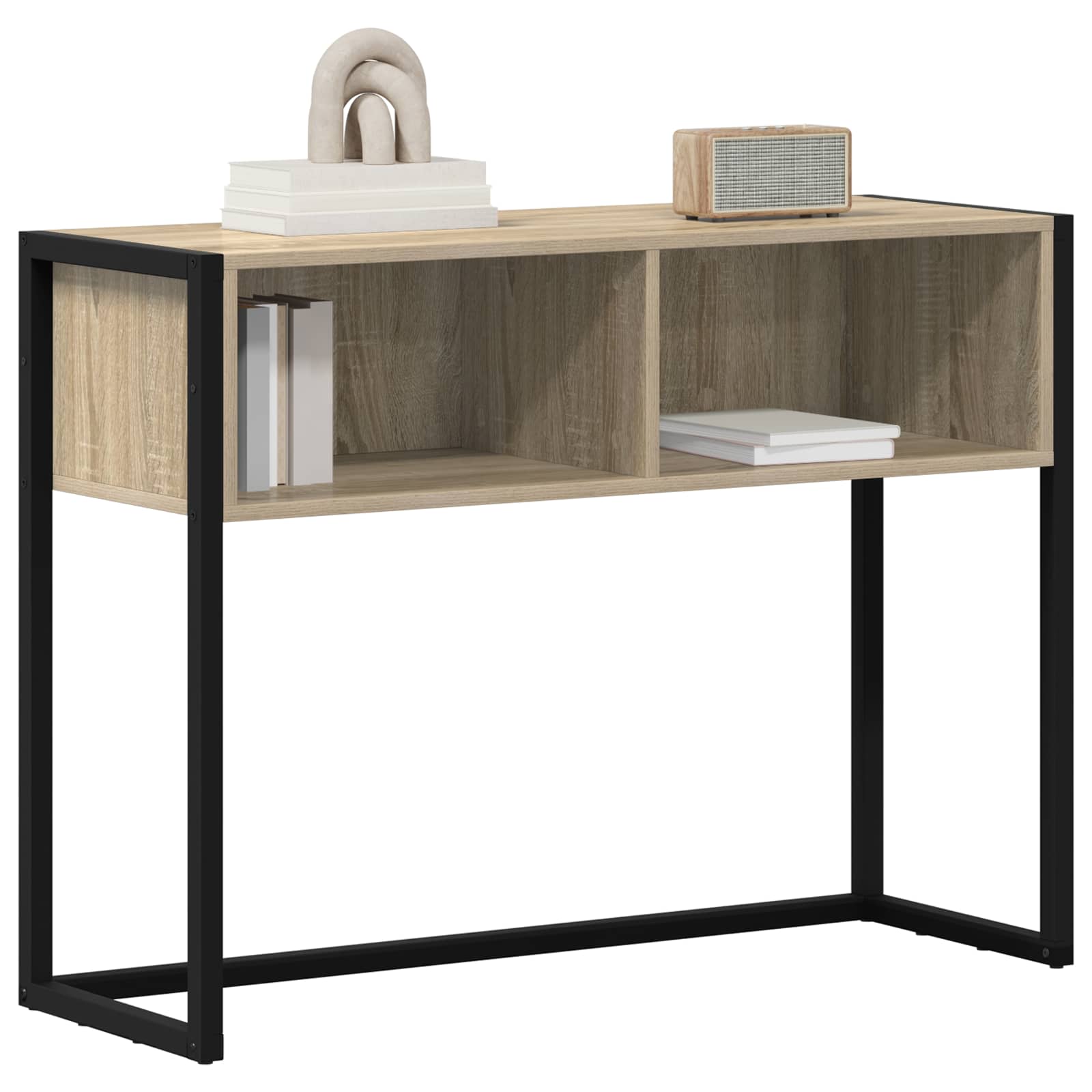 vidaXL Stolik końcowy Sonoma 100 x 36 x 75 cm Materiał drewnopochodny