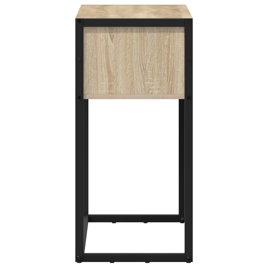 vidaXL Stolik końcowy Sonoma 100 x 36 x 75 cm Materiał drewnopochodny