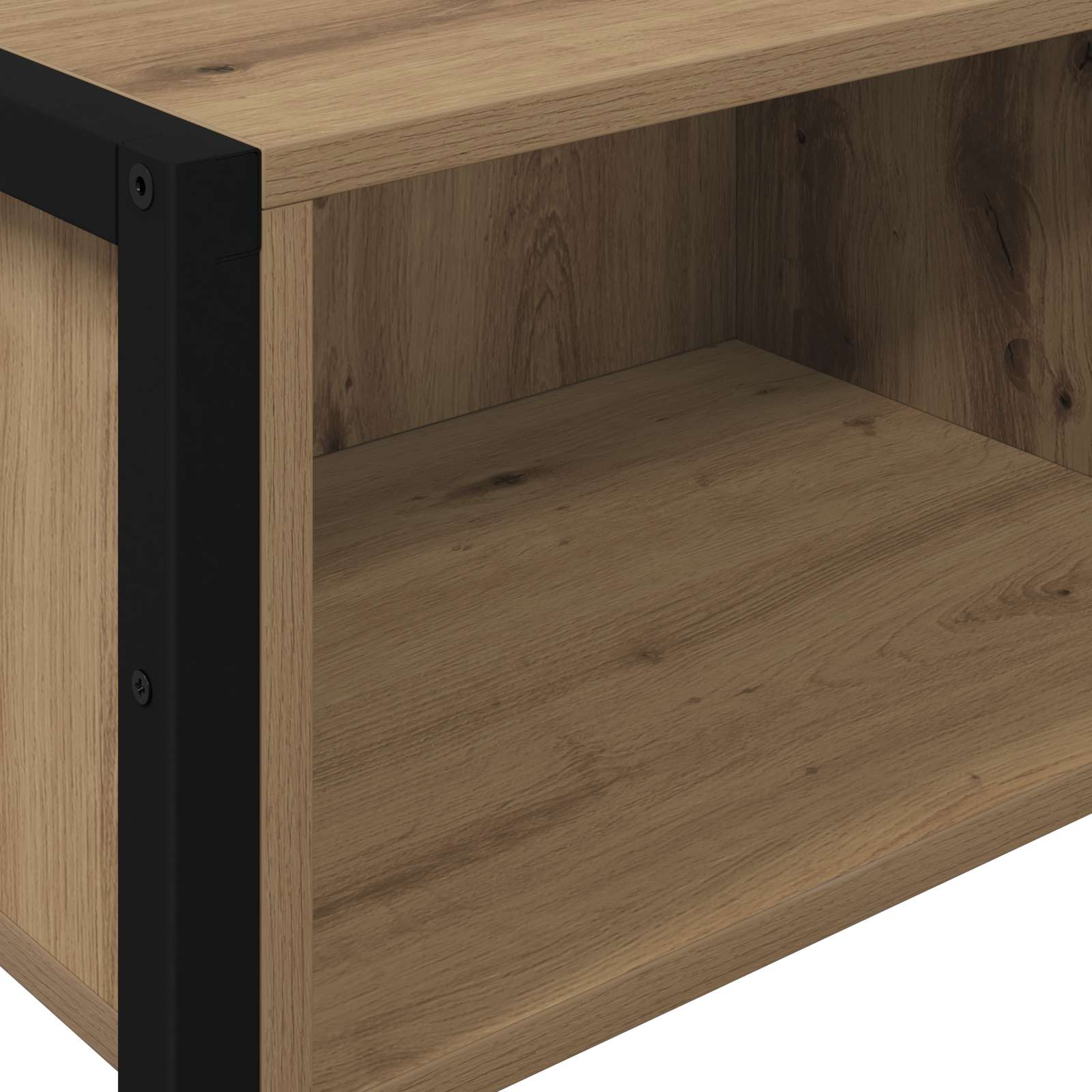 vidaXL Stolik końcowy Dąb rzemieślniczy 100 x 36 x 75 cm