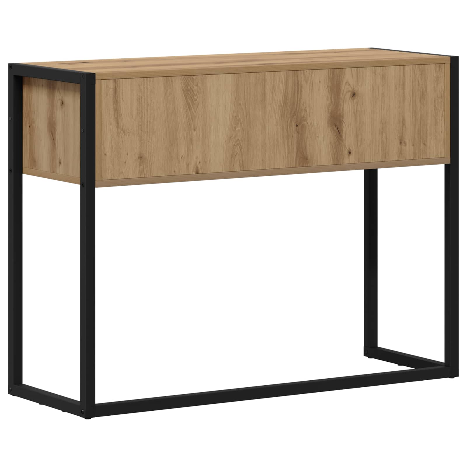 vidaXL Stolik końcowy Dąb rzemieślniczy 100 x 36 x 75 cm
