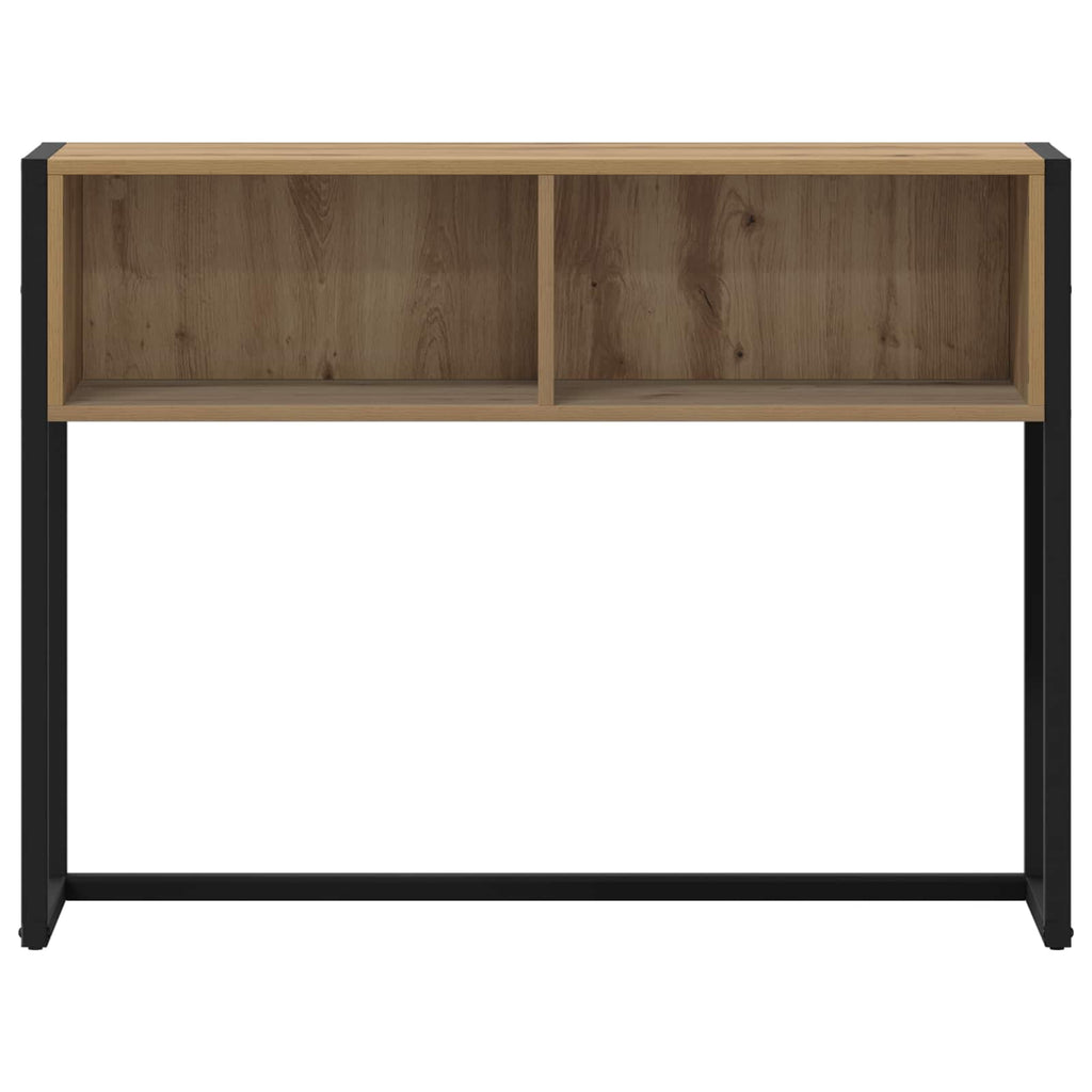 vidaXL Stolik końcowy Dąb rzemieślniczy 100 x 36 x 75 cm