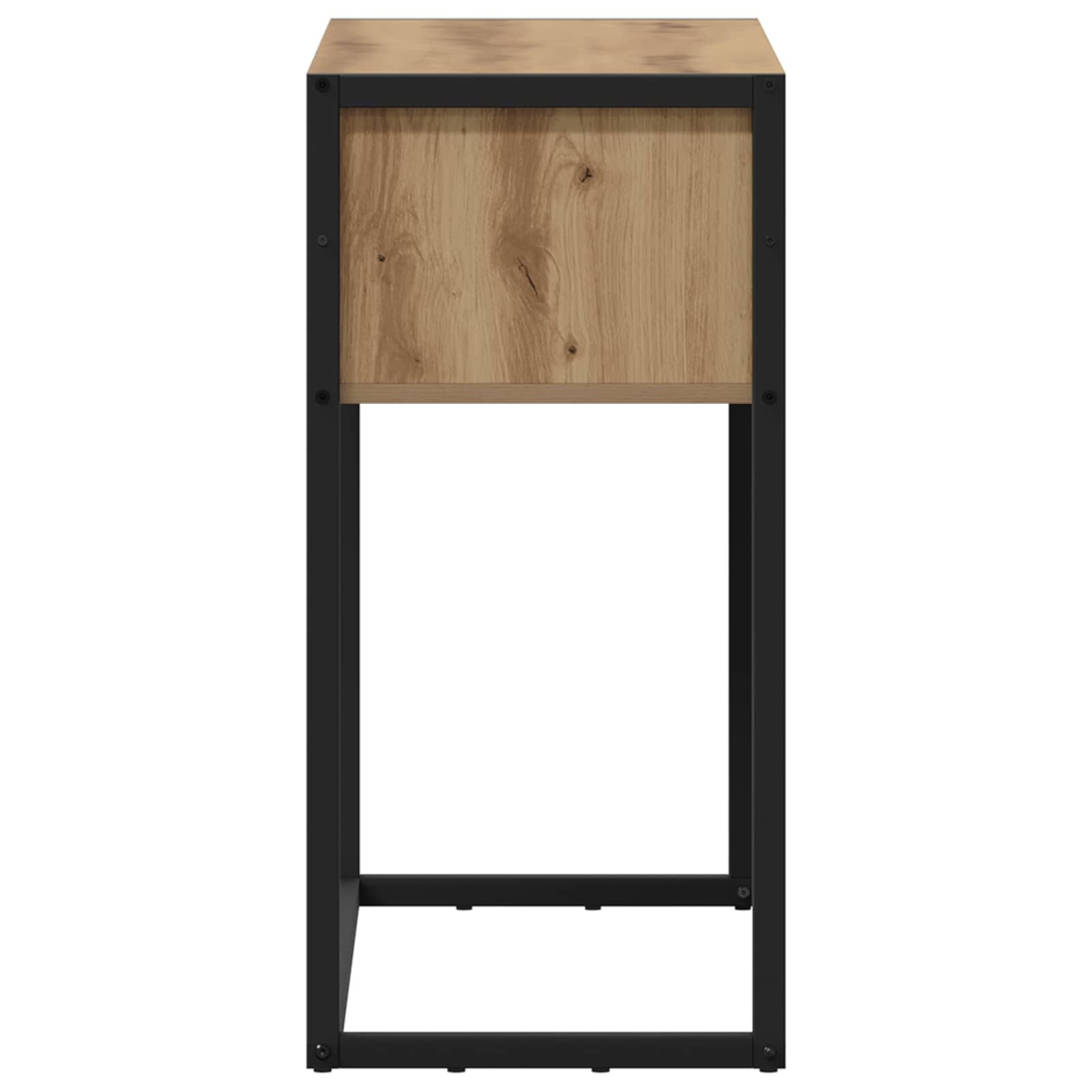 vidaXL Stolik końcowy Dąb rzemieślniczy 100 x 36 x 75 cm