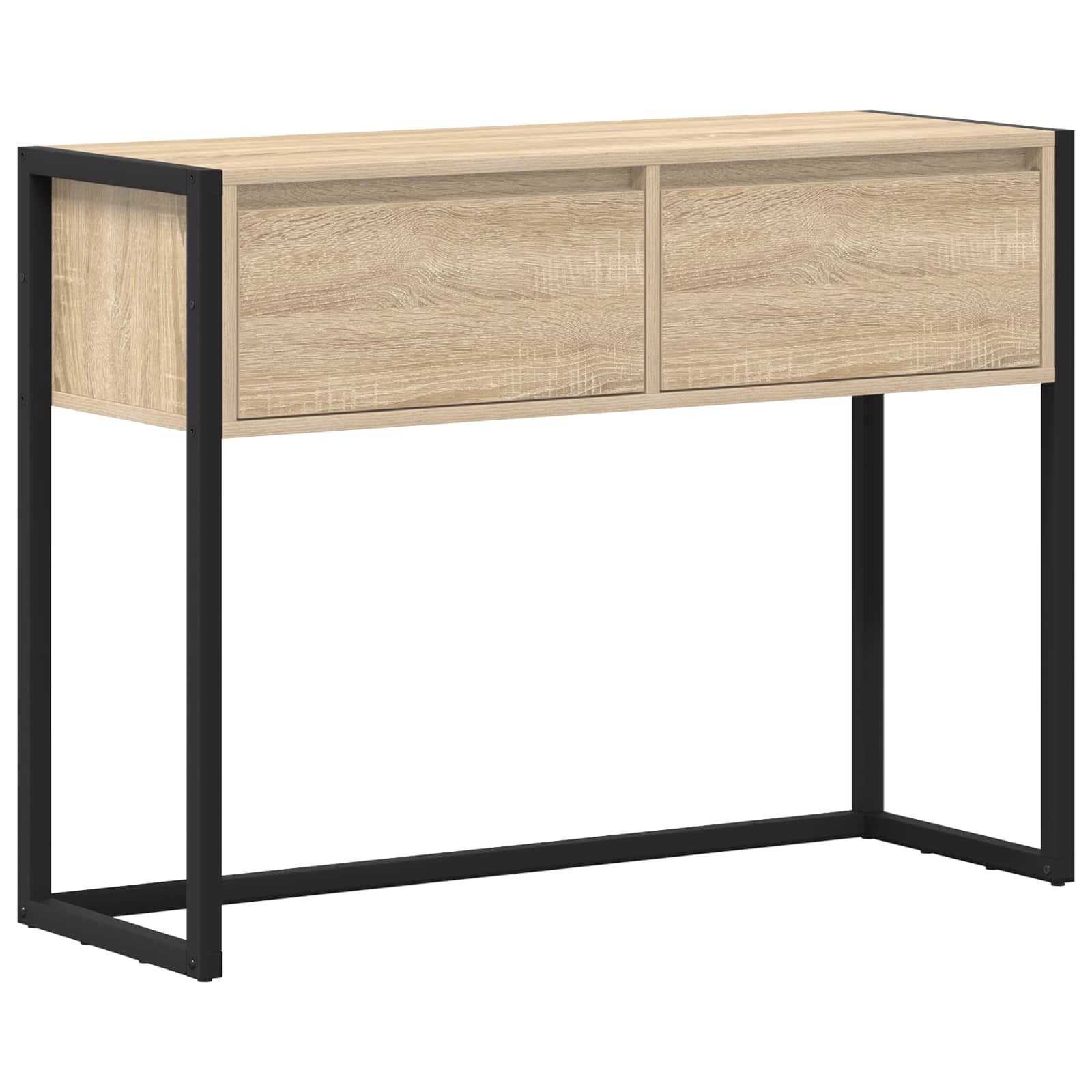 vidaXL Stolik końcowy Sonoma 100 x 36 x 75 cm Materiał drewnopochodny