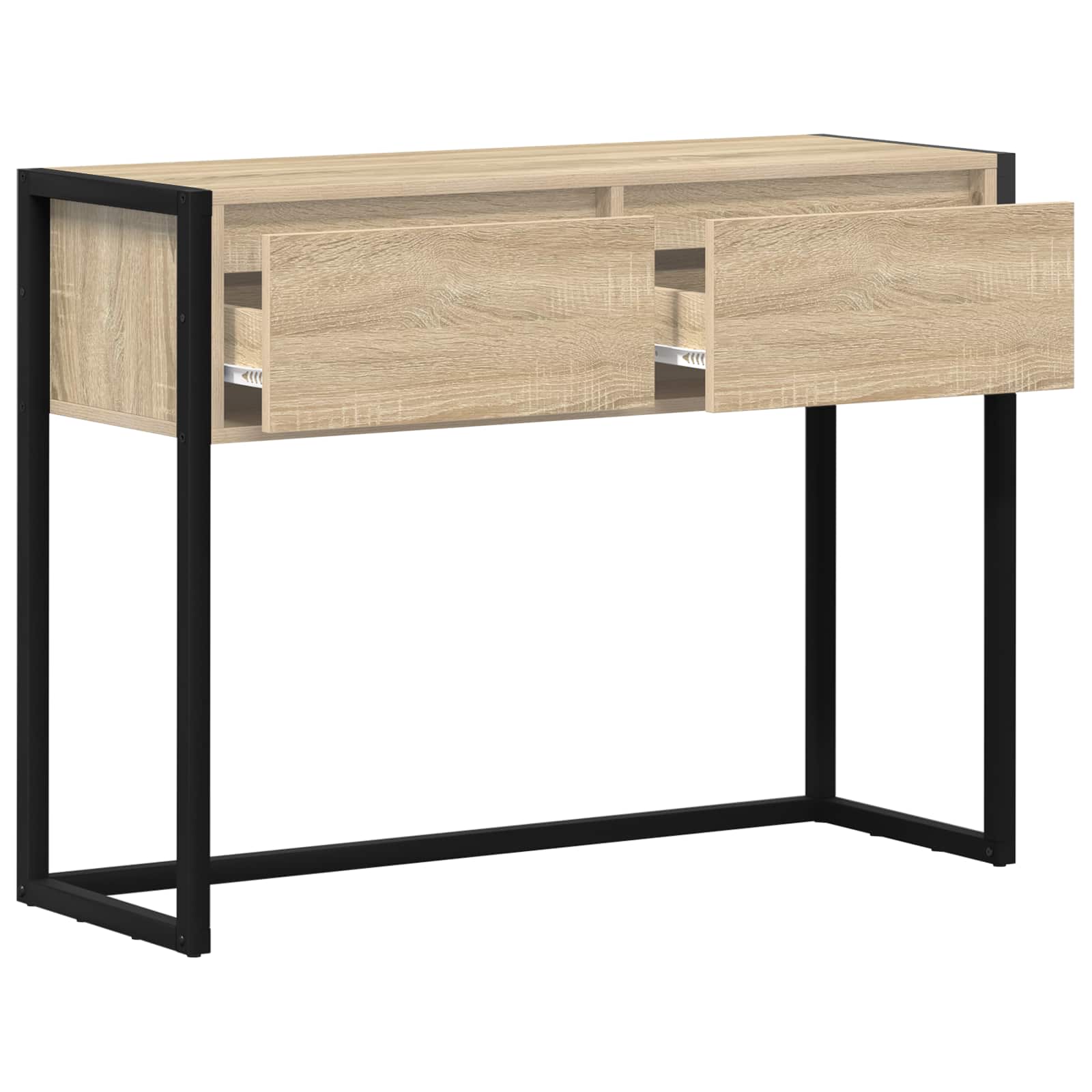 vidaXL Stolik końcowy Sonoma 100 x 36 x 75 cm Materiał drewnopochodny