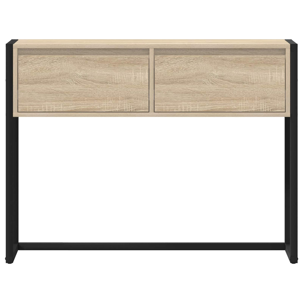 vidaXL Stolik końcowy Sonoma 100 x 36 x 75 cm Materiał drewnopochodny
