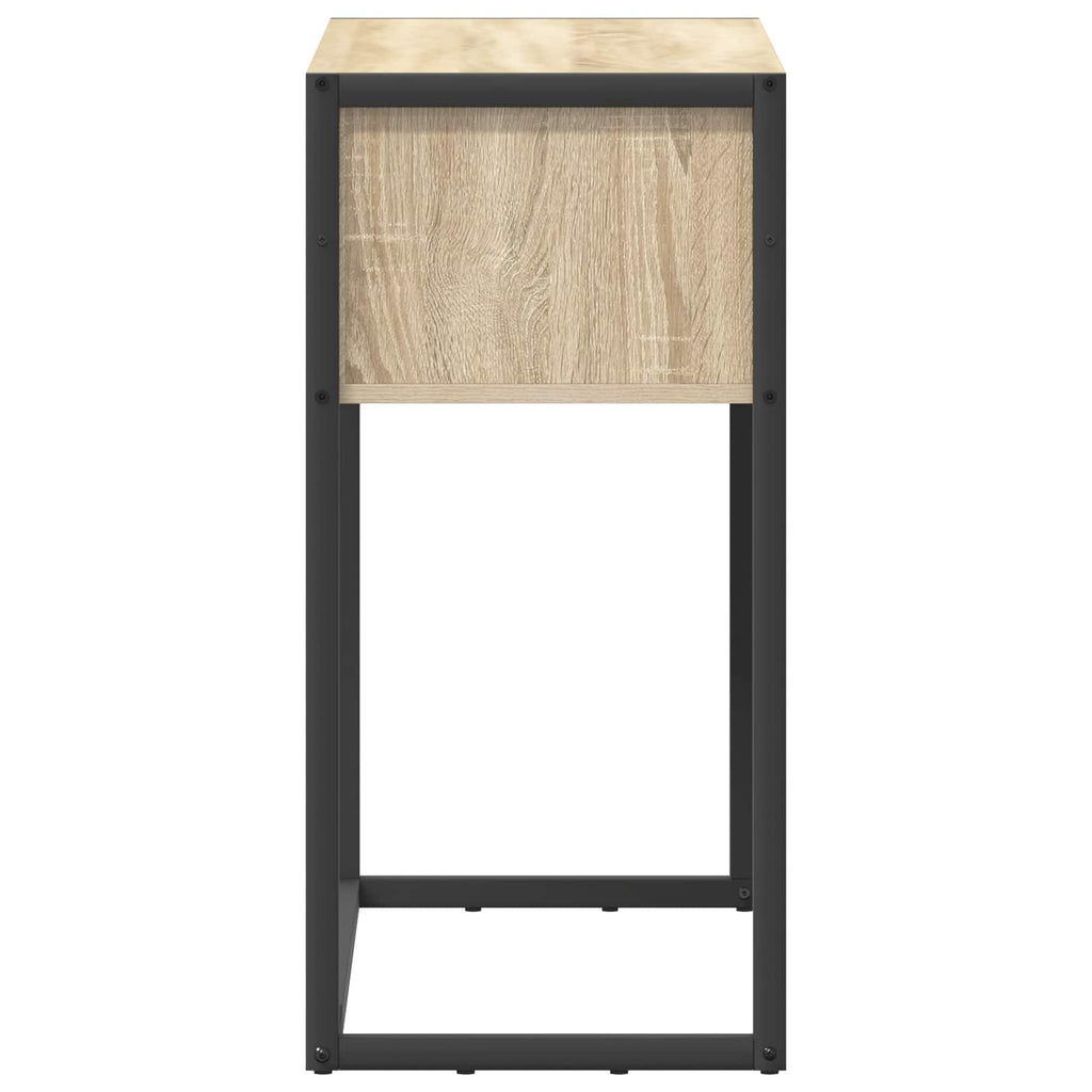 vidaXL Stolik końcowy Sonoma 100 x 36 x 75 cm Materiał drewnopochodny