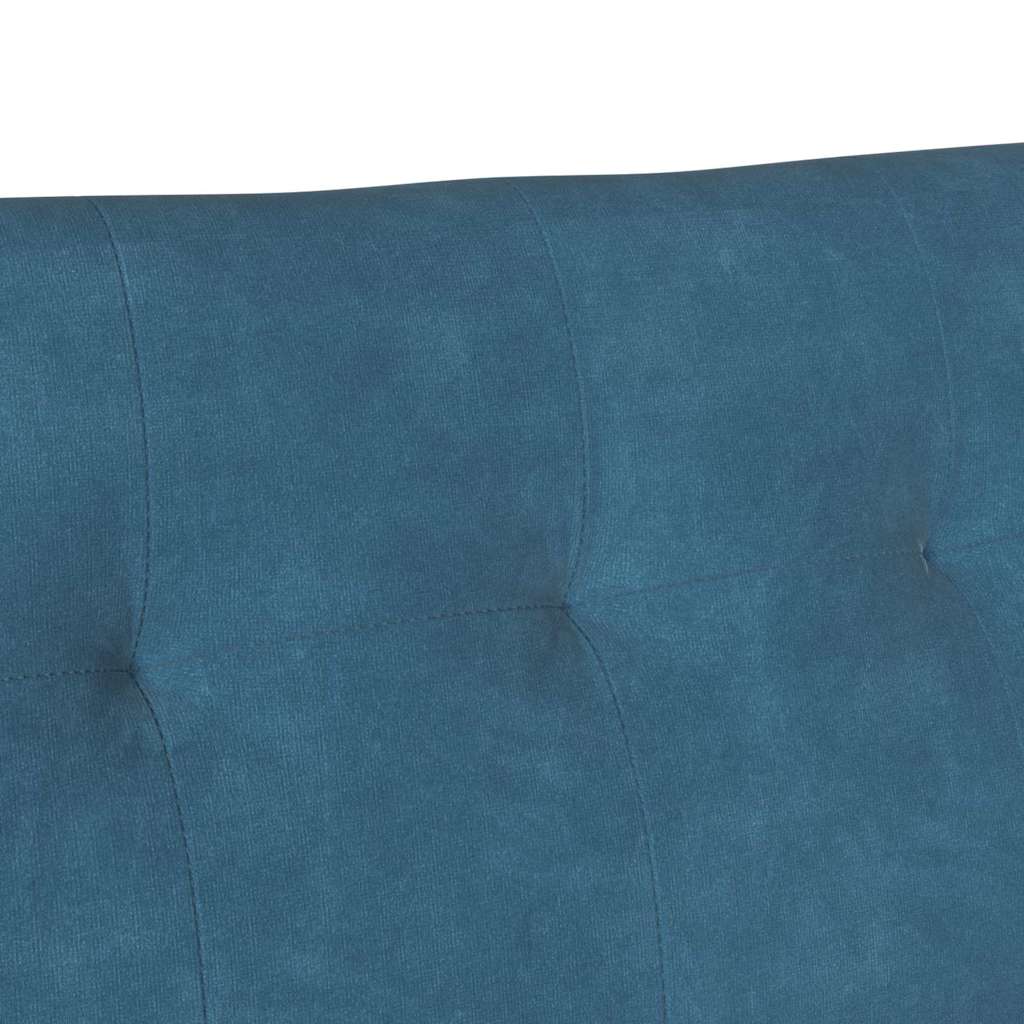 vidaXL Fotel Chesterfield Niebieski 112 x 65,5 x 75 cm Aksamit