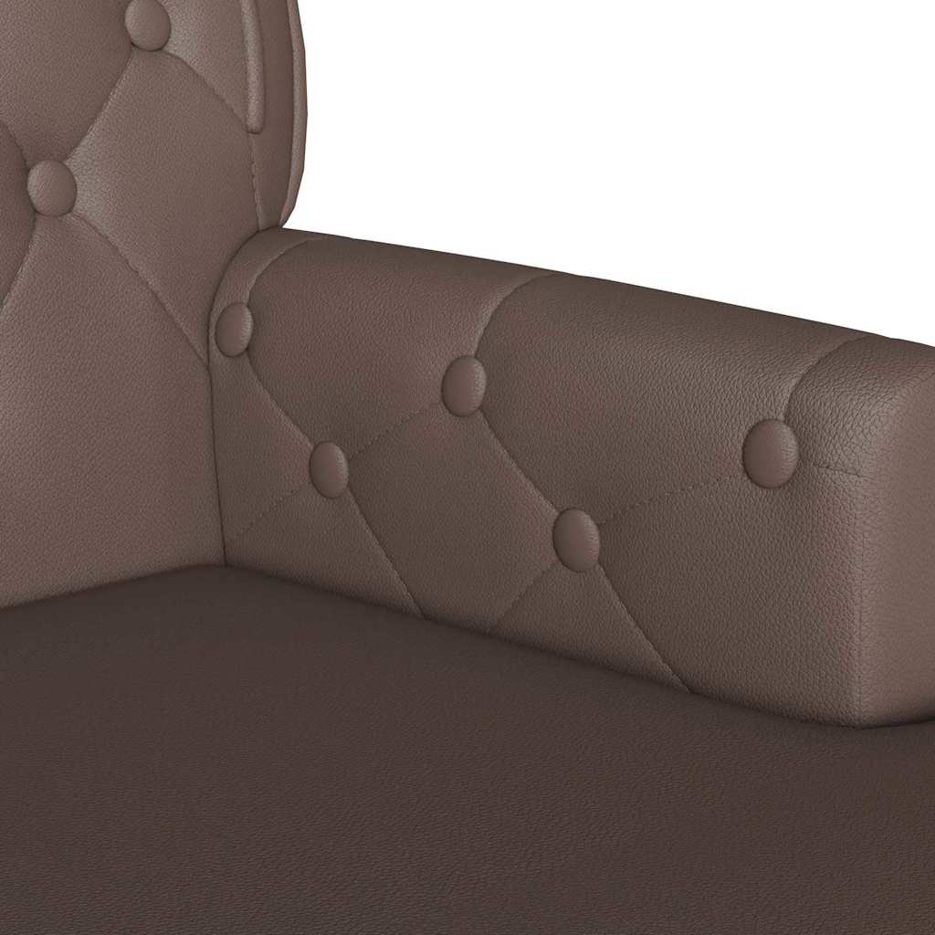 vidaXL Fotel Chesterfield Brązowy 119,5 x 64,5 x 75 cm