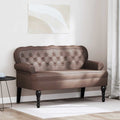 vidaXL Fotel Chesterfield Brązowy 119,5 x 64,5 x 75 cm