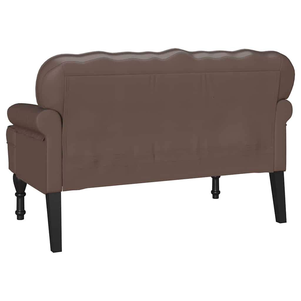 vidaXL Fotel Chesterfield Brązowy 119,5 x 64,5 x 75 cm