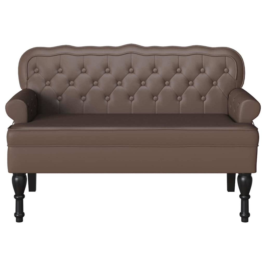 vidaXL Fotel Chesterfield Brązowy 119,5 x 64,5 x 75 cm