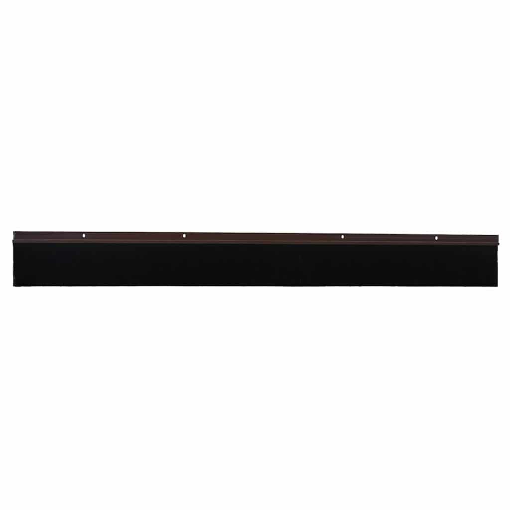 vidaXL Uszczelki z szczotką do drzwi na zatrzask 6 pcs Brązowy 100 cm