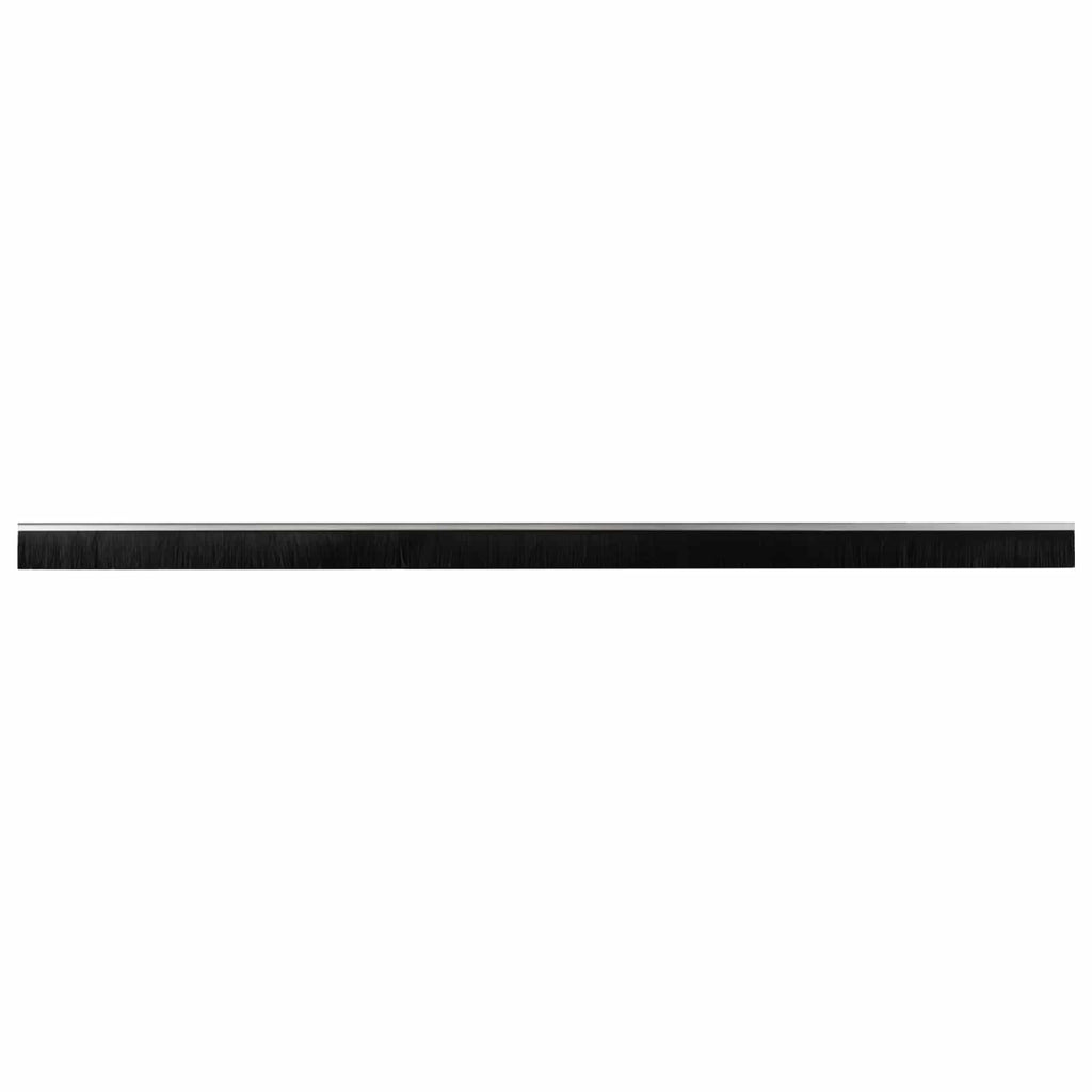 vidaXL Szczotki uszczelniające do drzwi samoprzylepne 2 pcs Srebrny