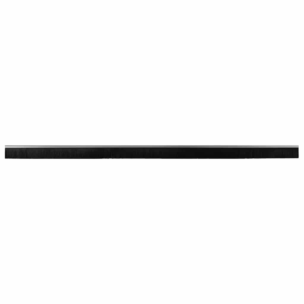vidaXL Uszczelki z szczotką do drzwi na zatrzask 6 pcs Srebrny 100 cm