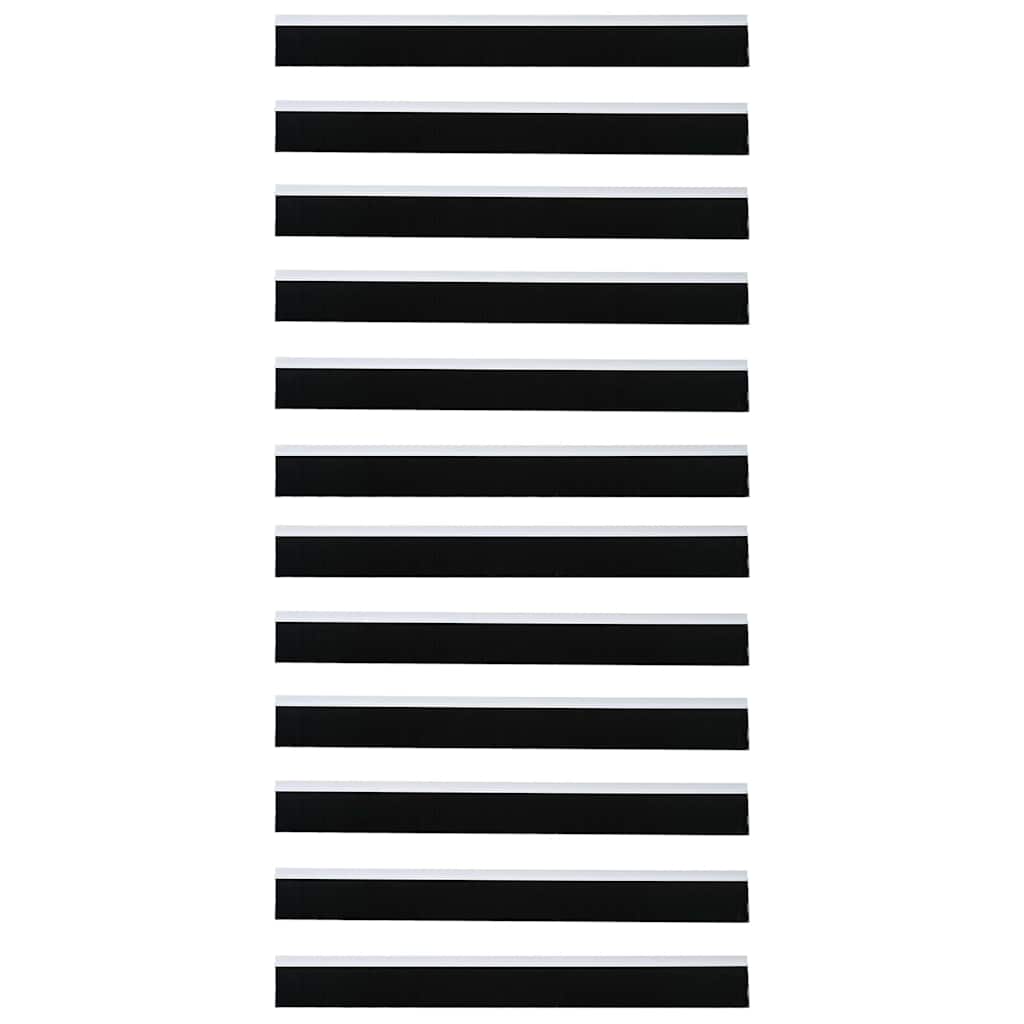 vidaXL Szczotki uszczelniające do drzwi samoprzylepne 12 pcs Biały