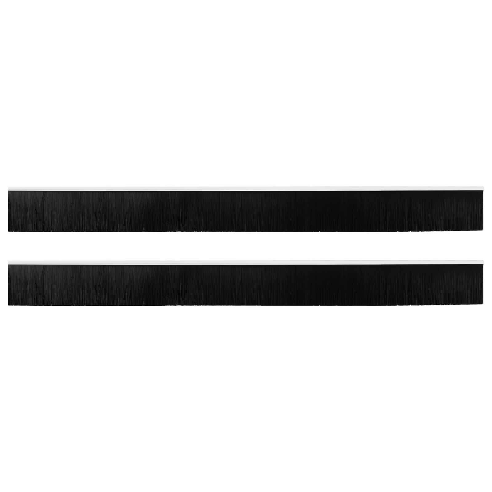 vidaXL Szczotki uszczelniające do drzwi samoprzylepne 2 pcs Biały
