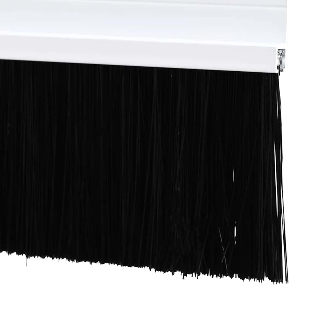 vidaXL Uszczelki z szczotką do drzwi na zatrzask 2 pcs Biały 100 cm