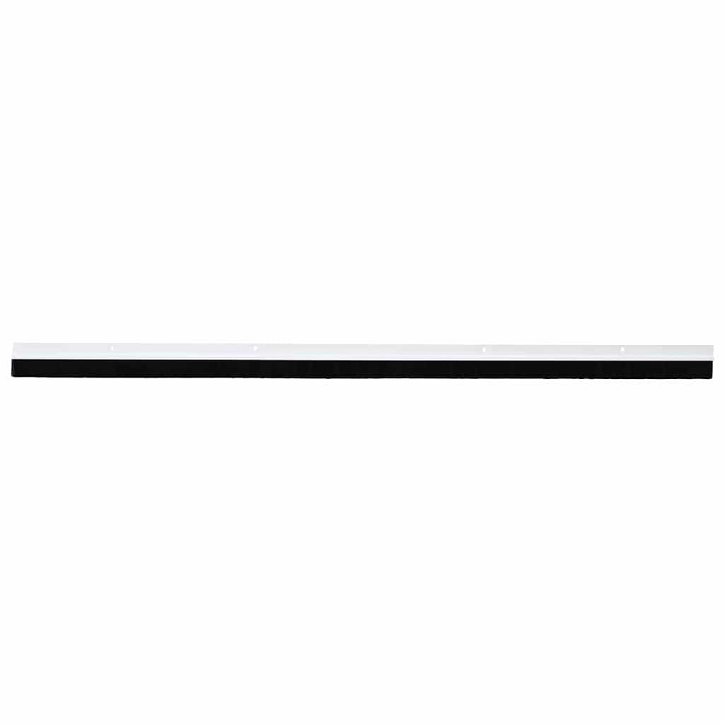 vidaXL Uszczelki z szczotką do drzwi na zatrzask 2 pcs Biały 100 cm