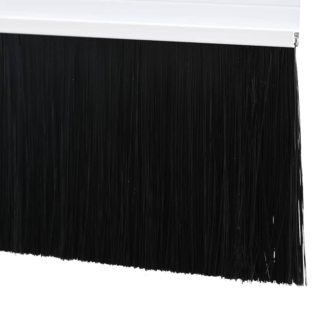 vidaXL Uszczelki z szczotką do drzwi na zatrzask 2 pcs Biały 100 cm