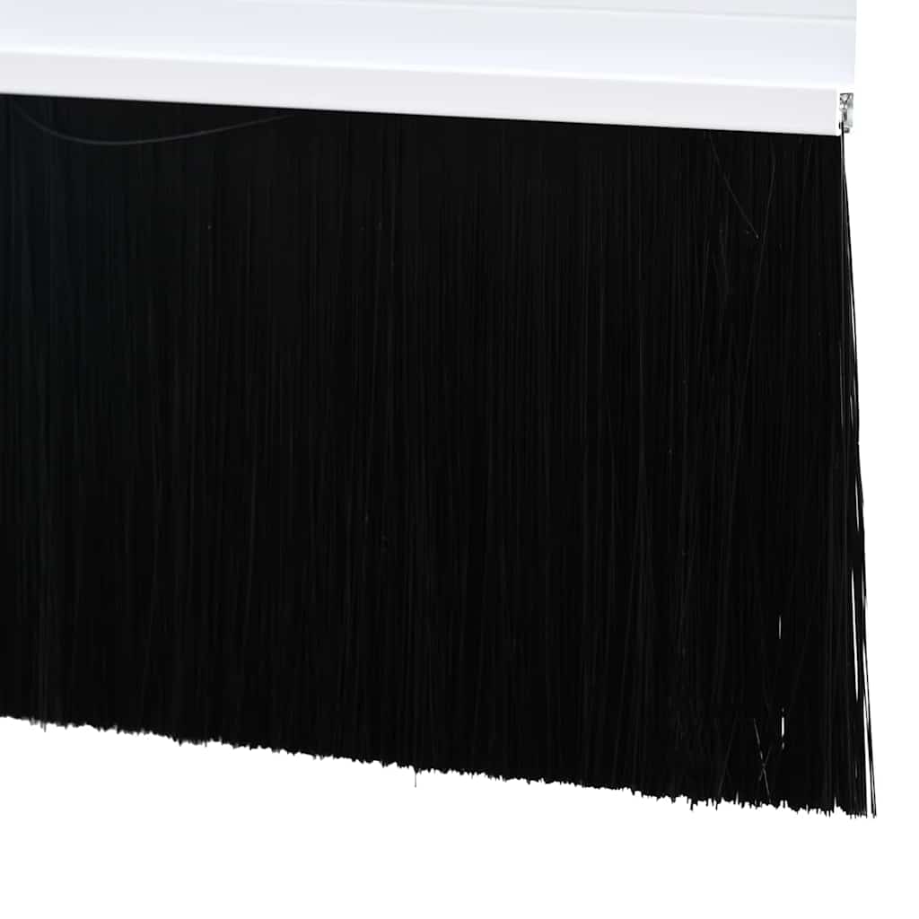 vidaXL Uszczelki z szczotką do drzwi na zatrzask 2 pcs Biały 100 cm