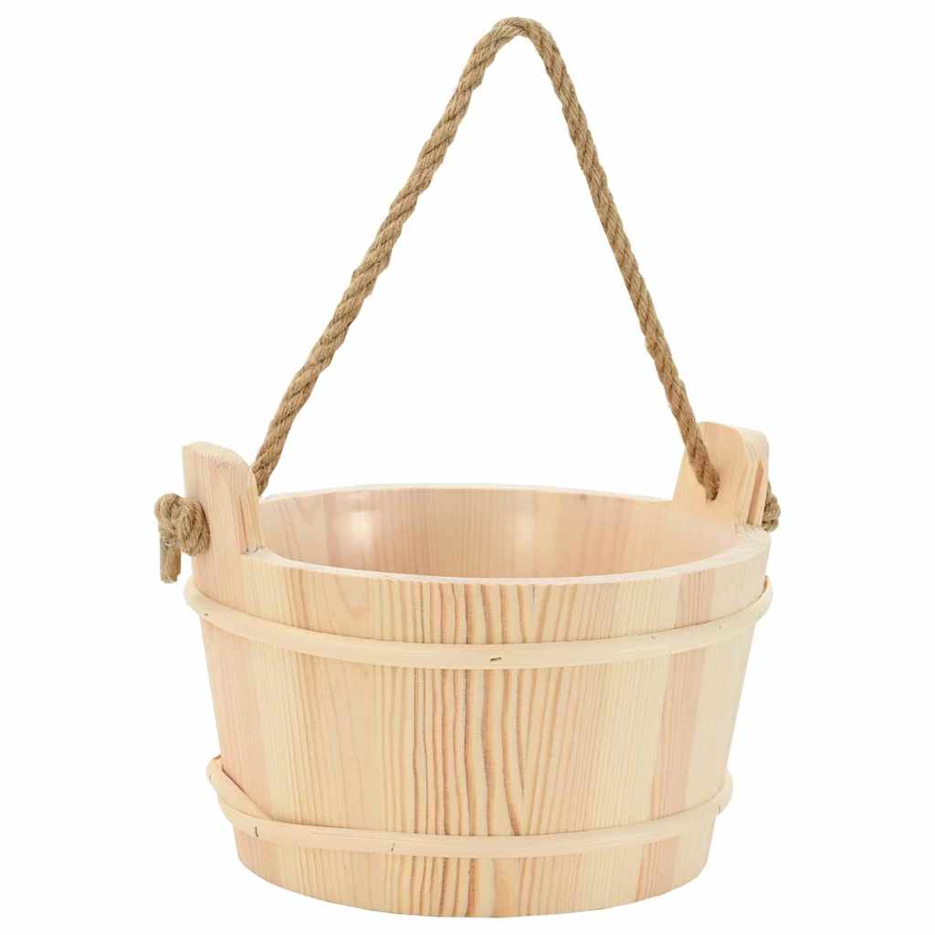 vidaXL Zestaw akcesoriów do sauny 4 pcs Brązowy