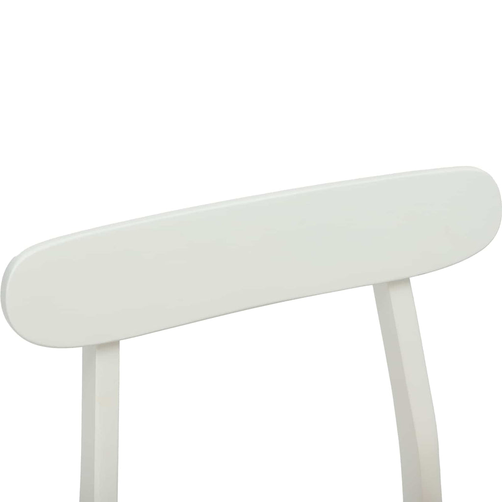 vidaXL Krzesło jadalniane 2 pcs Biały i naturalny 43 x 44,5 x 77 cm