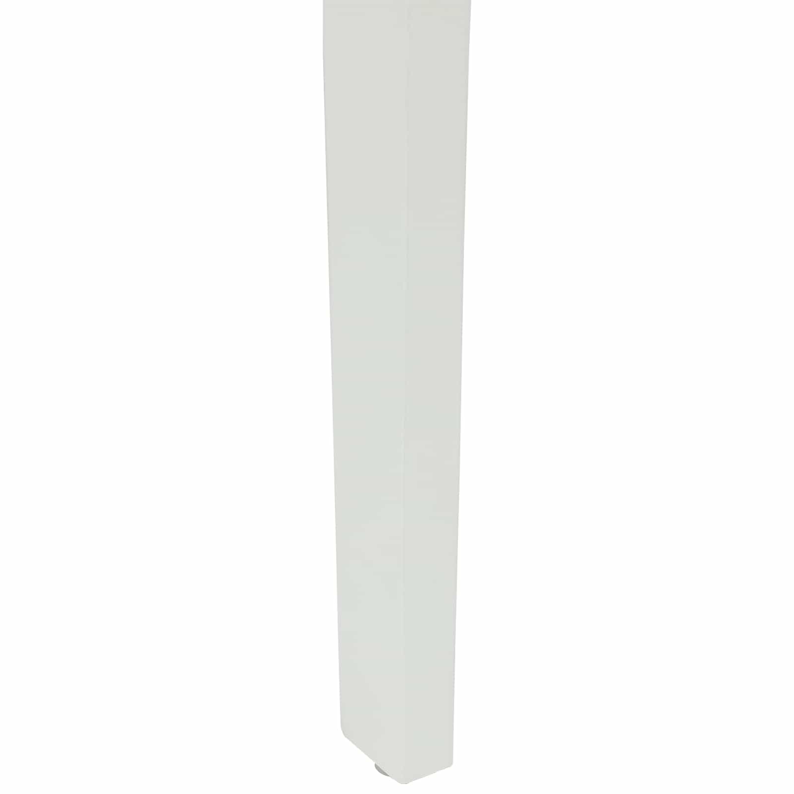 vidaXL Krzesło jadalniane 2 pcs Biały i naturalny Drewno Gumowe