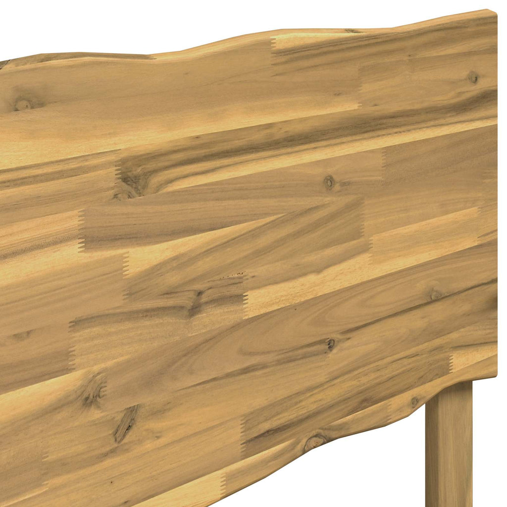 vidaXL Podwójna rama łóżka z wezgłowiem ROSTOCK Biały 150 x 200 cm