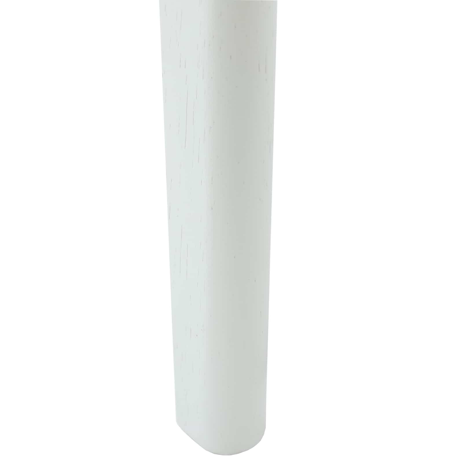 vidaXL Krzesło jadalniane 2 pcs Biały i brązowy
