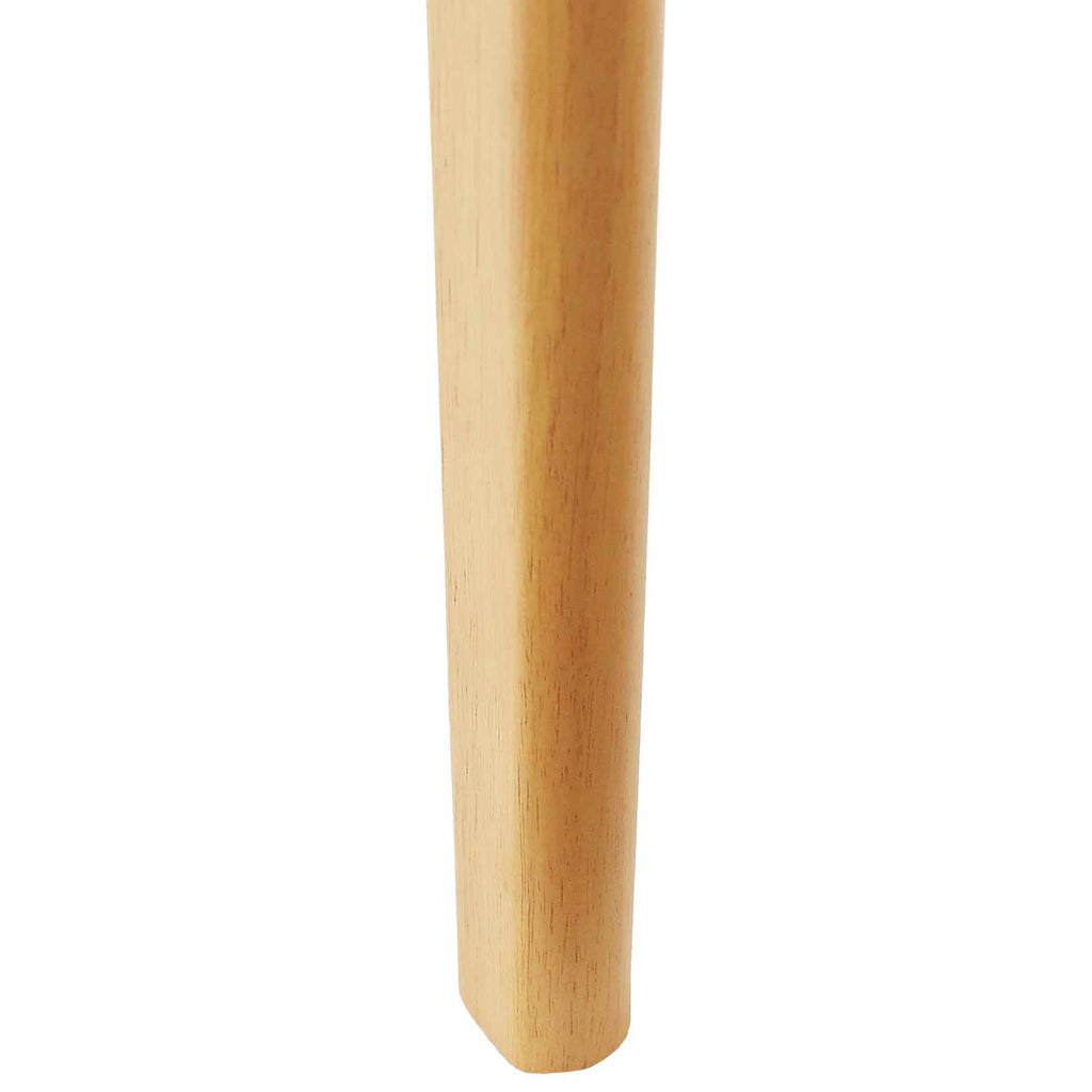 vidaXL Krzesło jadalniane 2 pcs Naturalny Drewno Gumowe