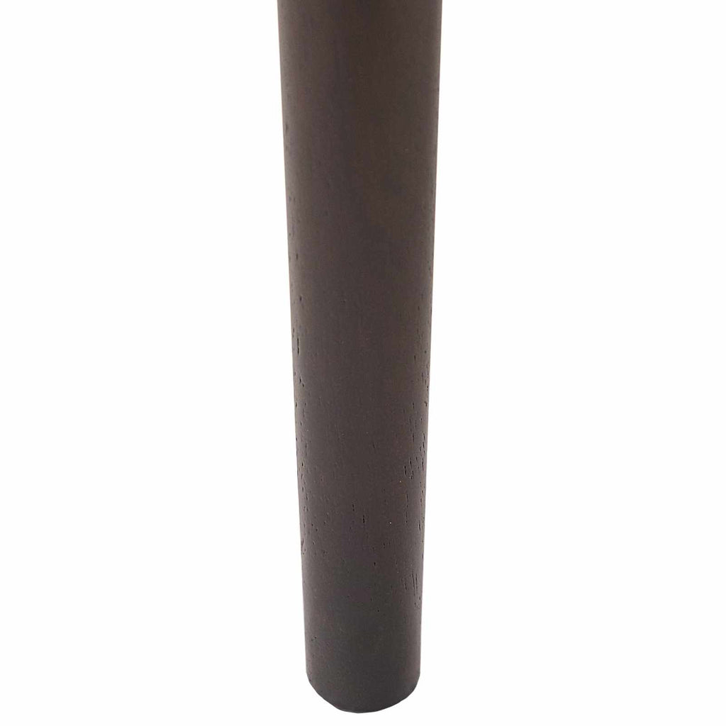 vidaXL Krzesło jadalniane 2 pcs Jasnobrązowy i czarny Drewno Gumowe