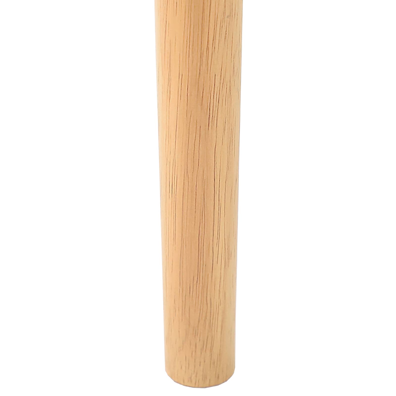 vidaXL Krzesło jadalniane 2 pcs Naturalny i jasny Drewno Gumowe