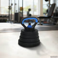 vidaXL Zestaw Hantli 4w1: Hantla, Sztanga, Kettlebell 30 kg