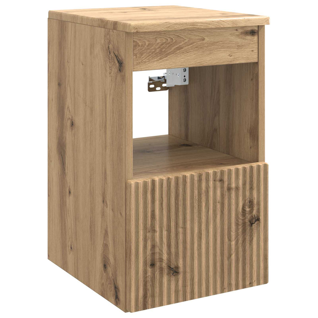 vidaXL Zestaw Szafek Łazienkowych 3 szt. Dąb artisan 53 x 35 x 39 cm