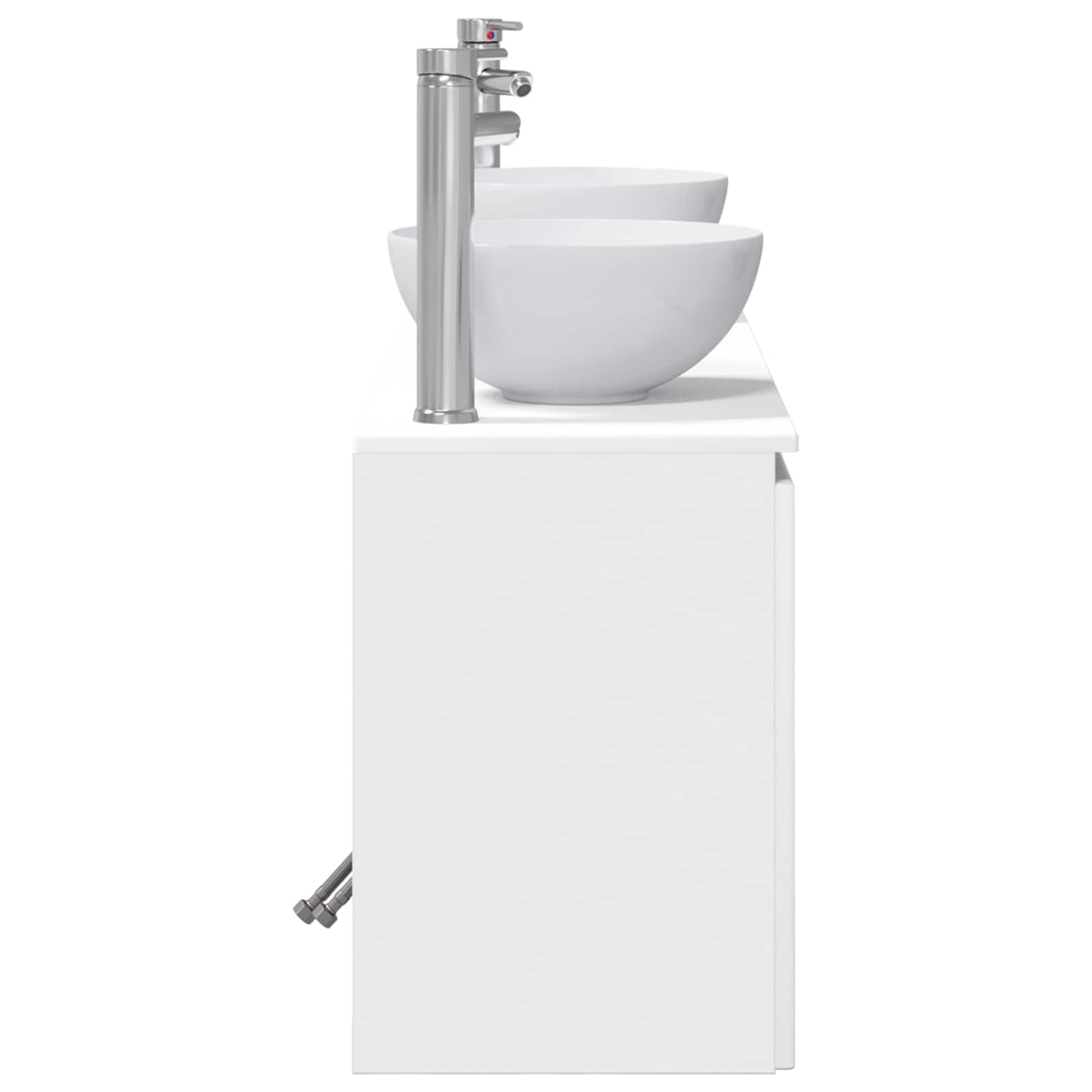vidaXL Zestaw Szafek Łazienkowych 3 szt. Biały 49,5 x 41 x 64,5 cm