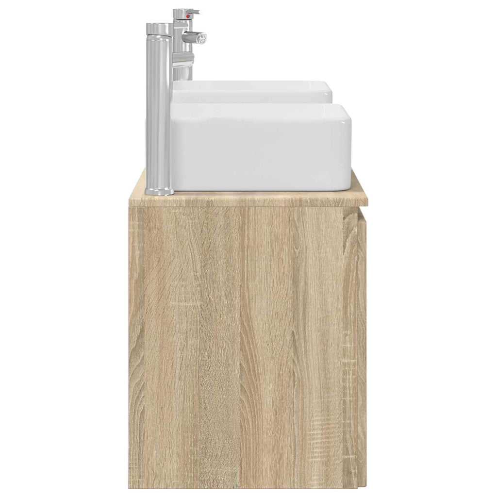 vidaXL Zestaw Szafek Łazienkowych 3 szt. dąb Sonoma 53 x 35 x 63 cm